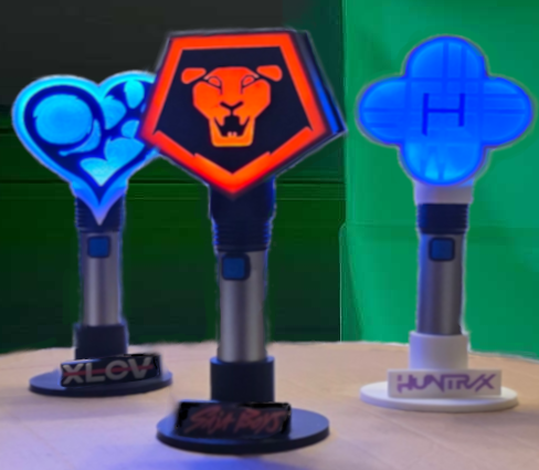 Custom Fan Made UV Light sticks