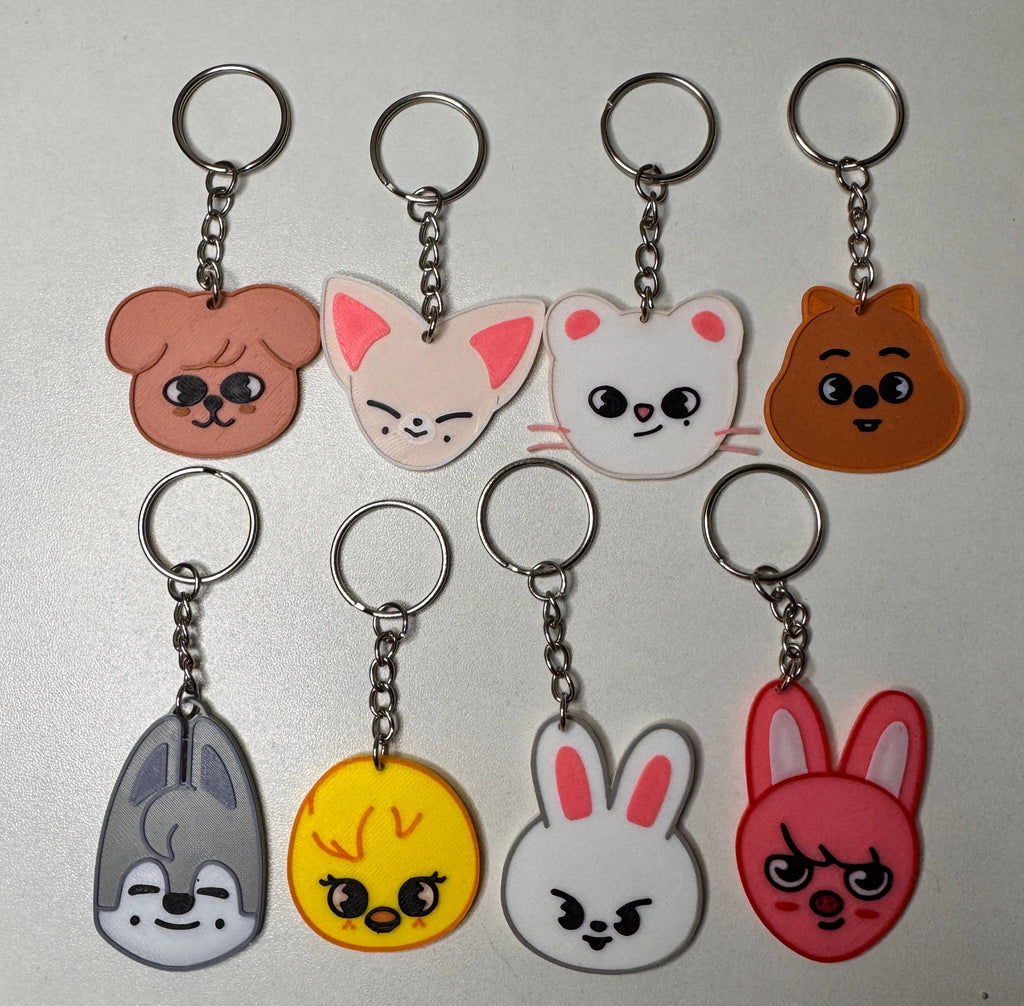 STRAY KIDS SKZOO 3D Printed Keychains