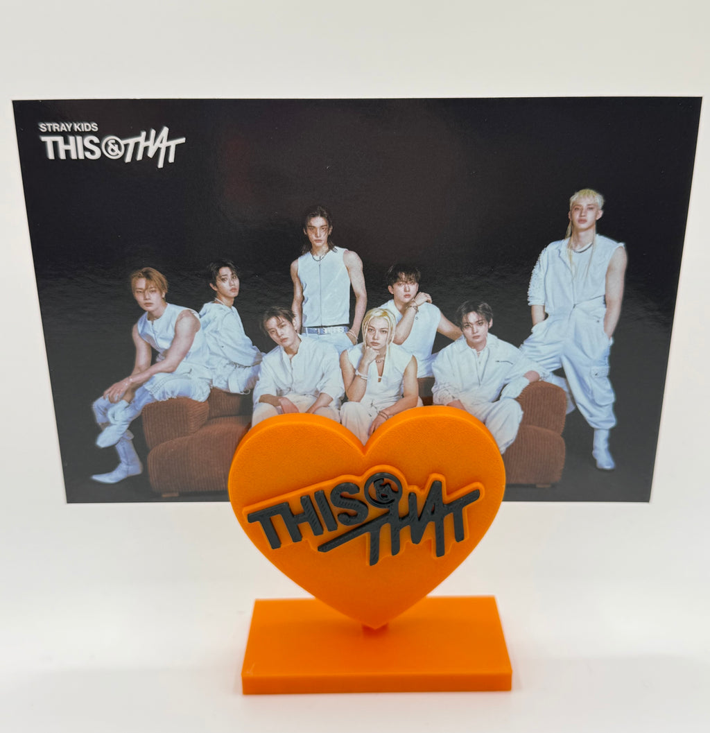 Stray Kids 3D Printed PC and Picture Display THIS & THAT