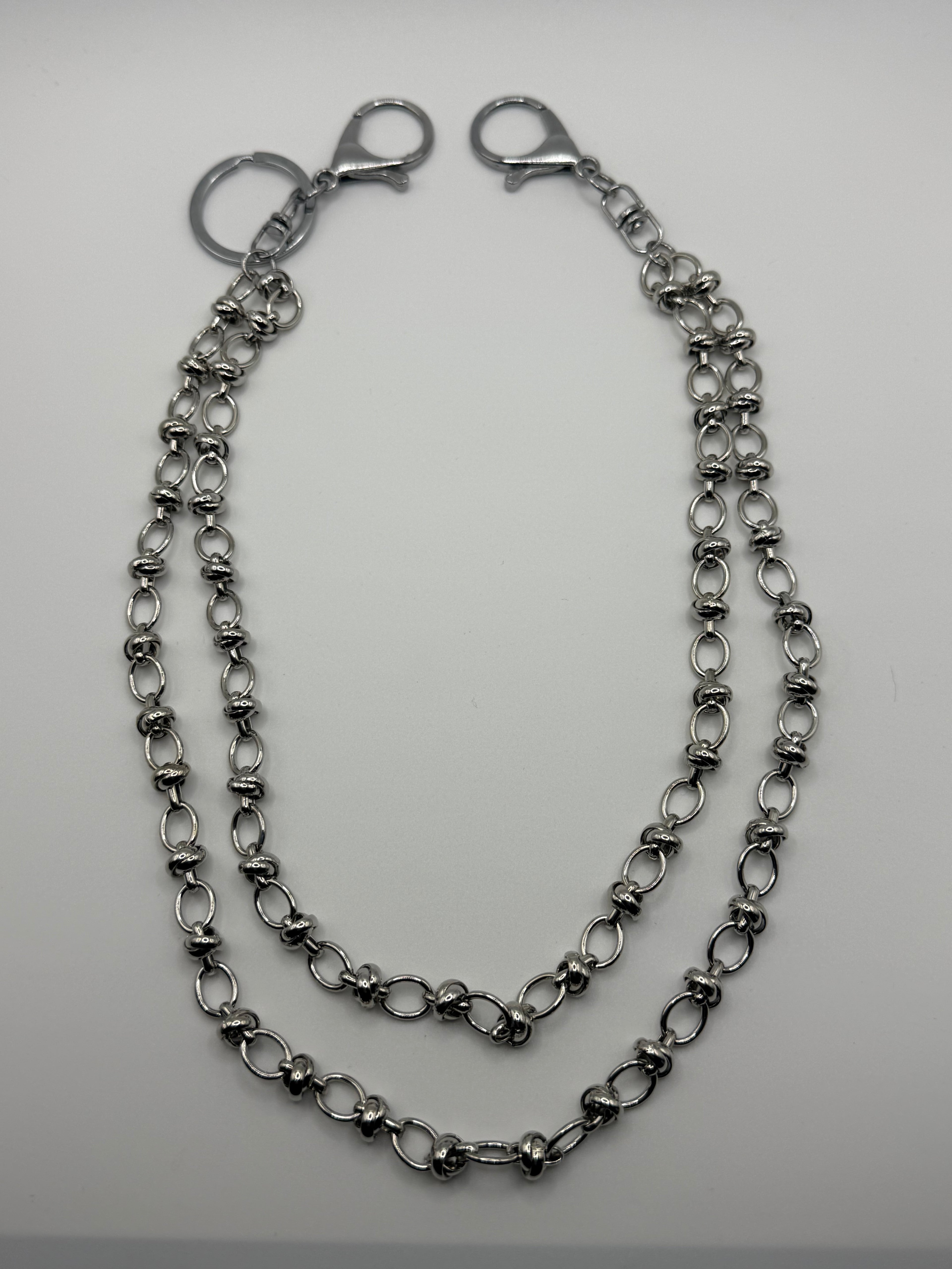 Double Cable Chain Belt & Keychain.