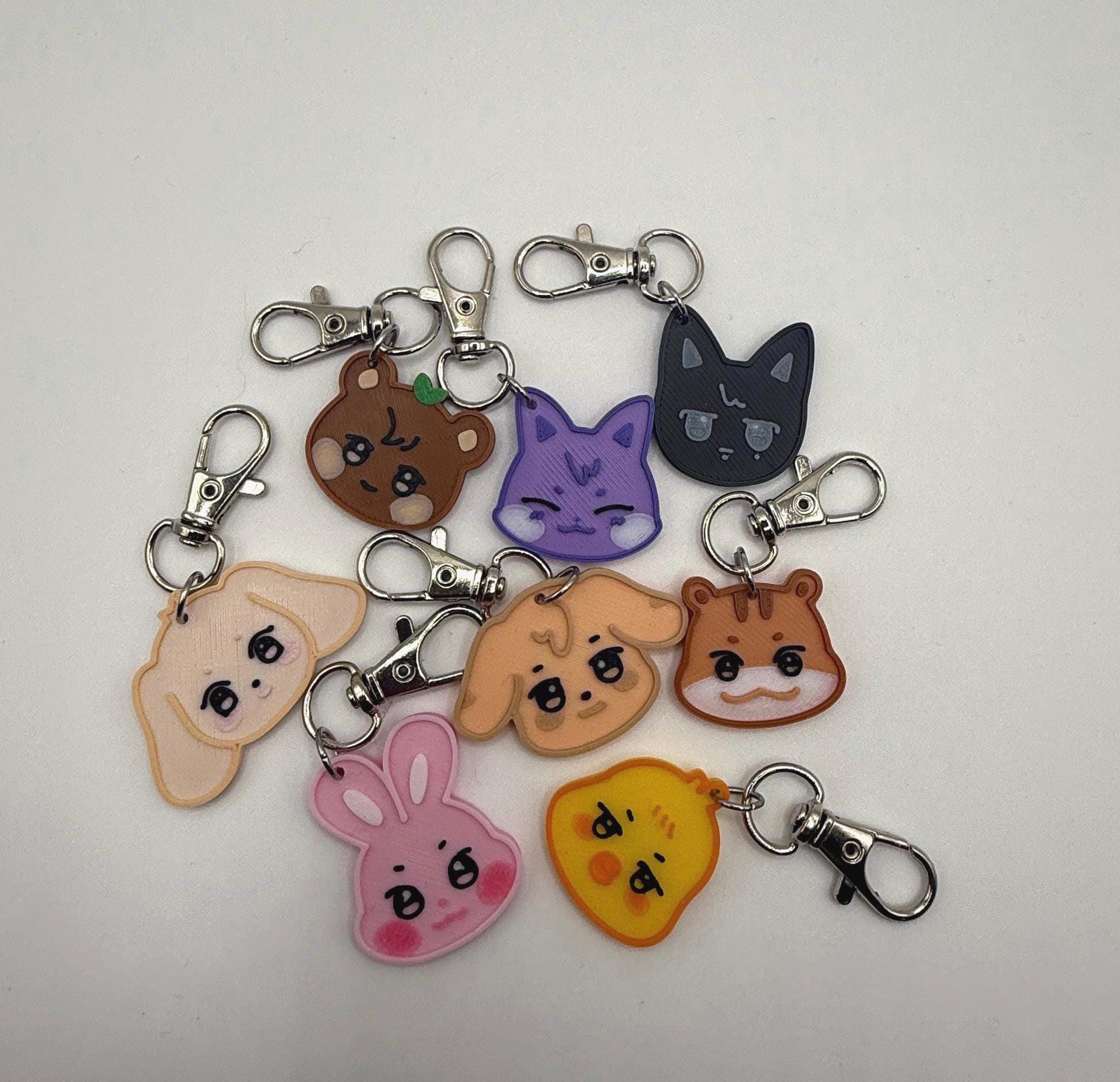 Ateez Aniteez 3D printed Small Keychains / Charms