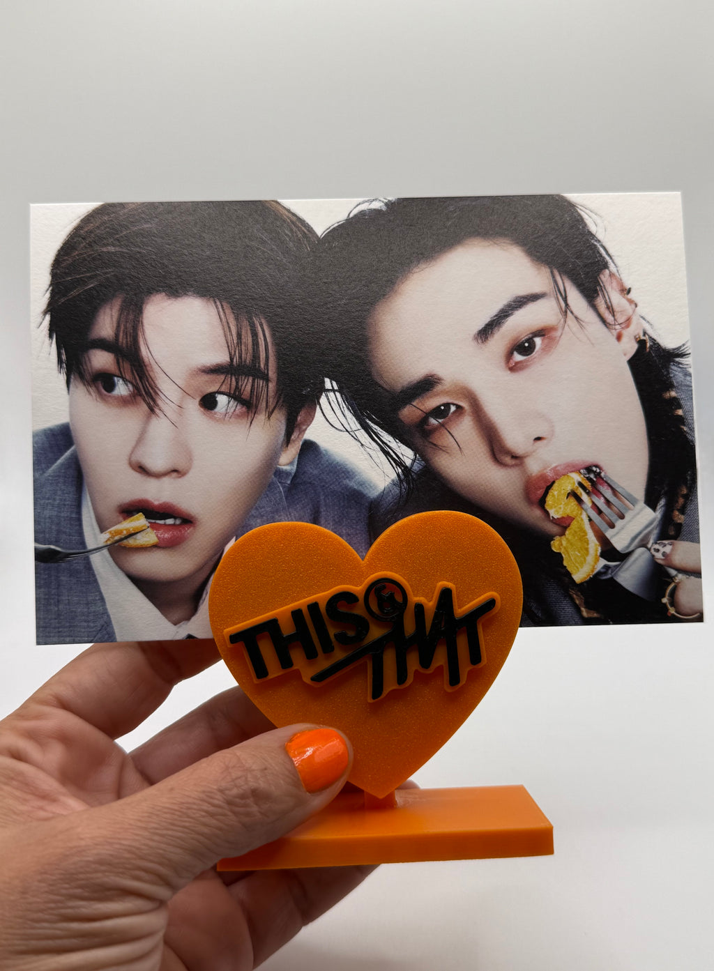 Stray Kids 3D Printed PC and Picture Display THIS & THAT