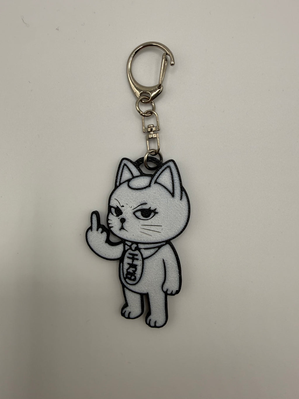Turbo Granny Middle Finger Keychain