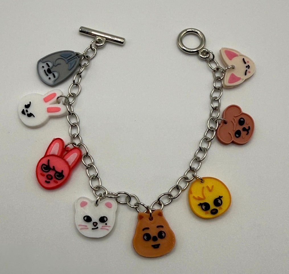 Stray Kids OT8 Skzoo Charm Bracelet