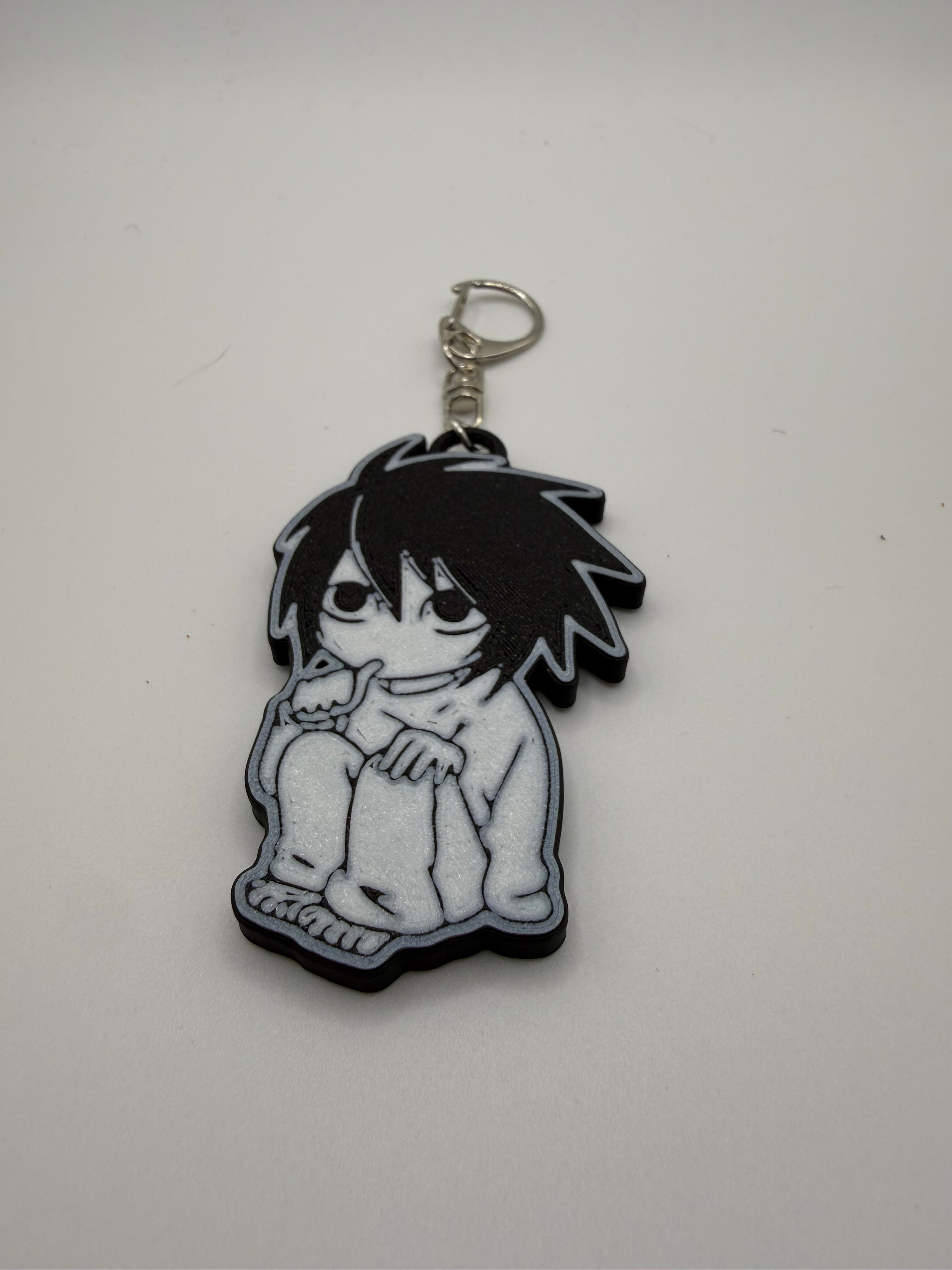 L Death Note Keychain