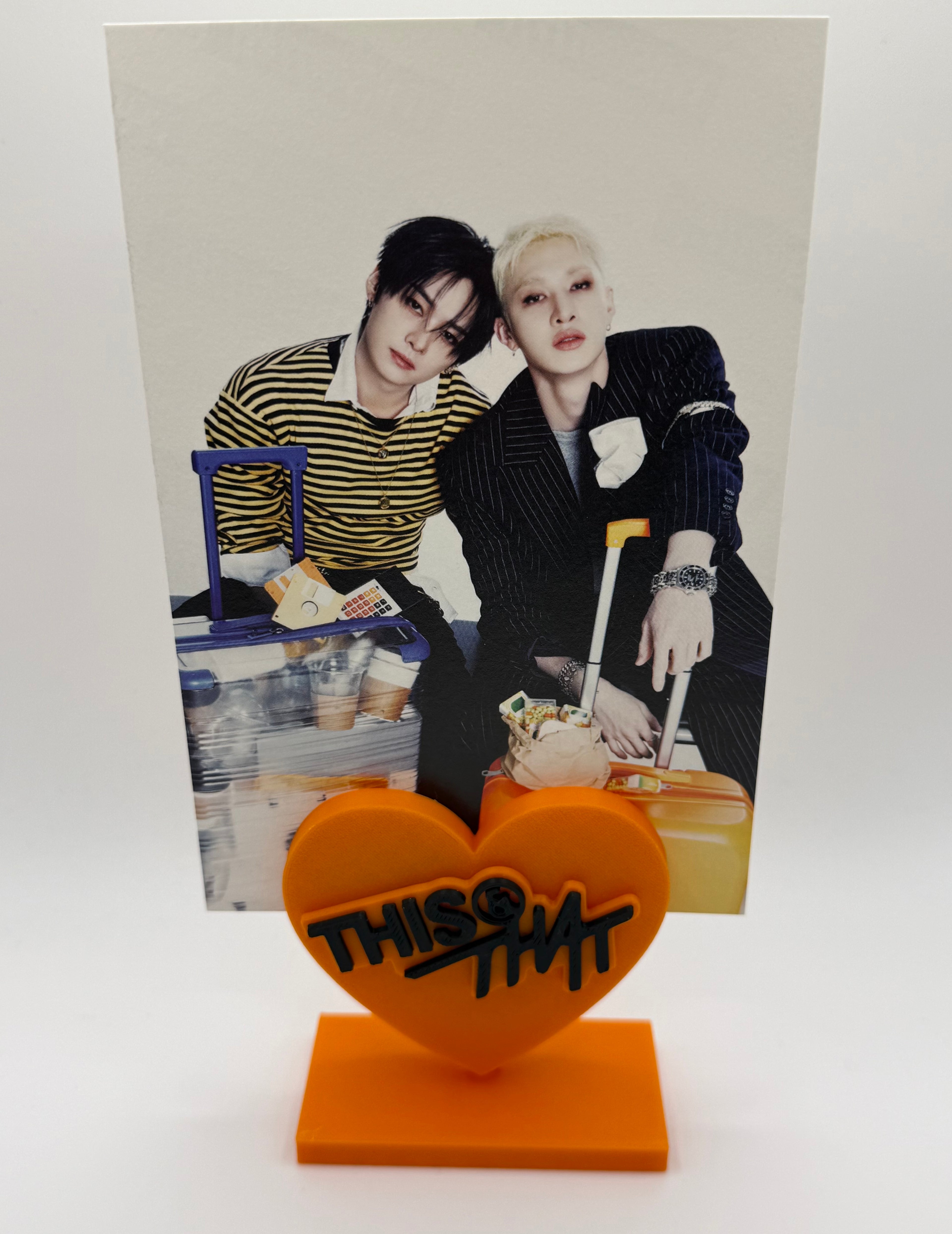 Stray Kids 3D Printed PC and Picture Display THIS & THAT