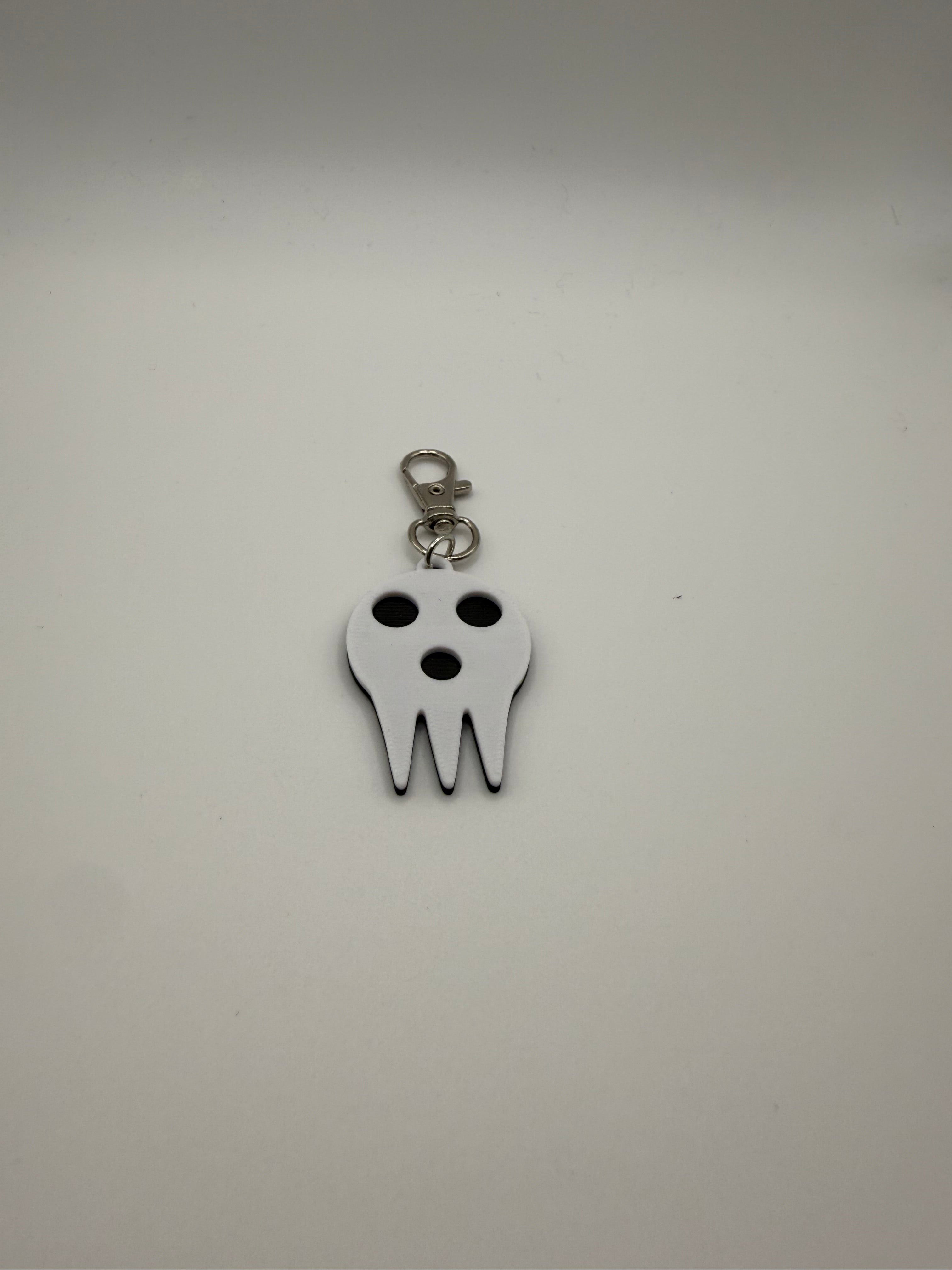 Anime Soul Eater Death Symbol Keychain