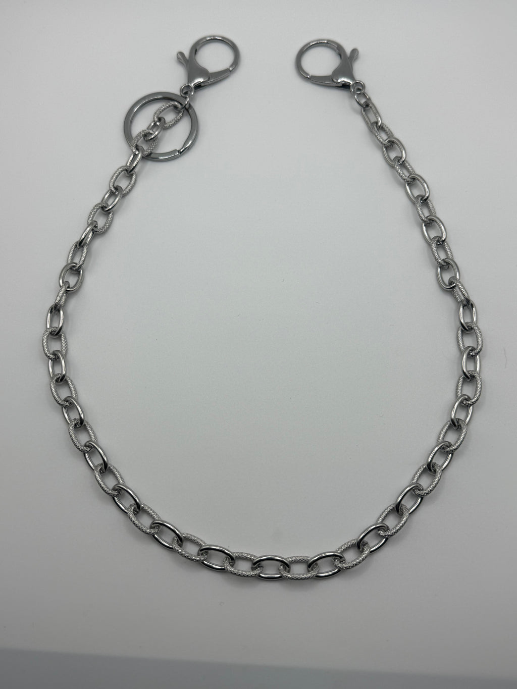 Single Oval Chain Belt & Keychain