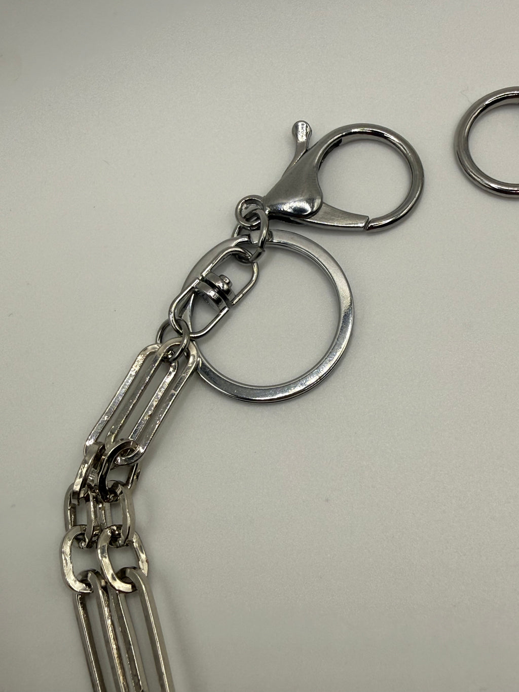 Double Paperclip Chain Belt & Keychain