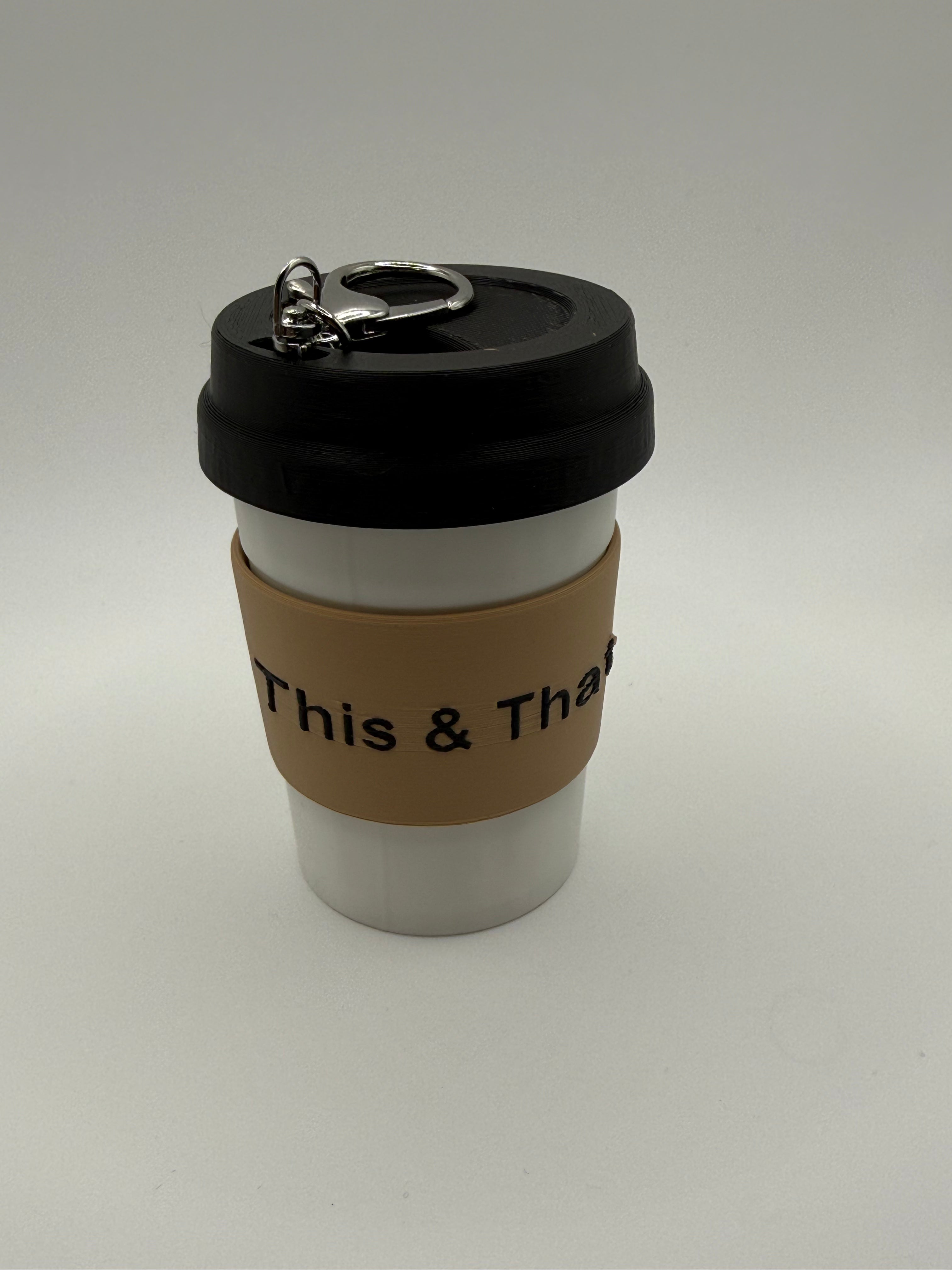 This & That Coffee Grande (Large) Mug Keychain