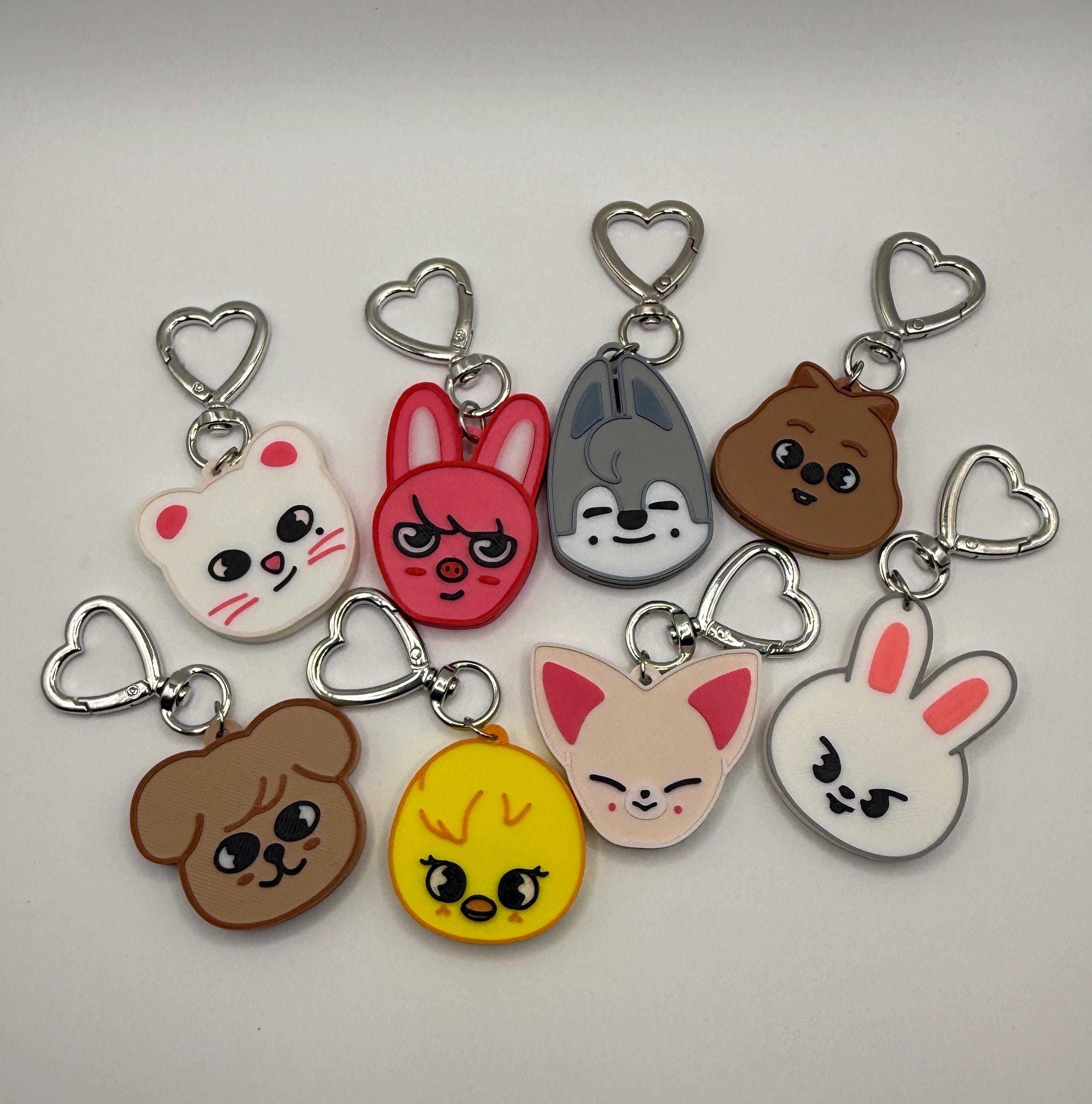 STRAY KIDS SKZOO 3D Printed Nail Saver Keychains (etsy image id: 8069296023)