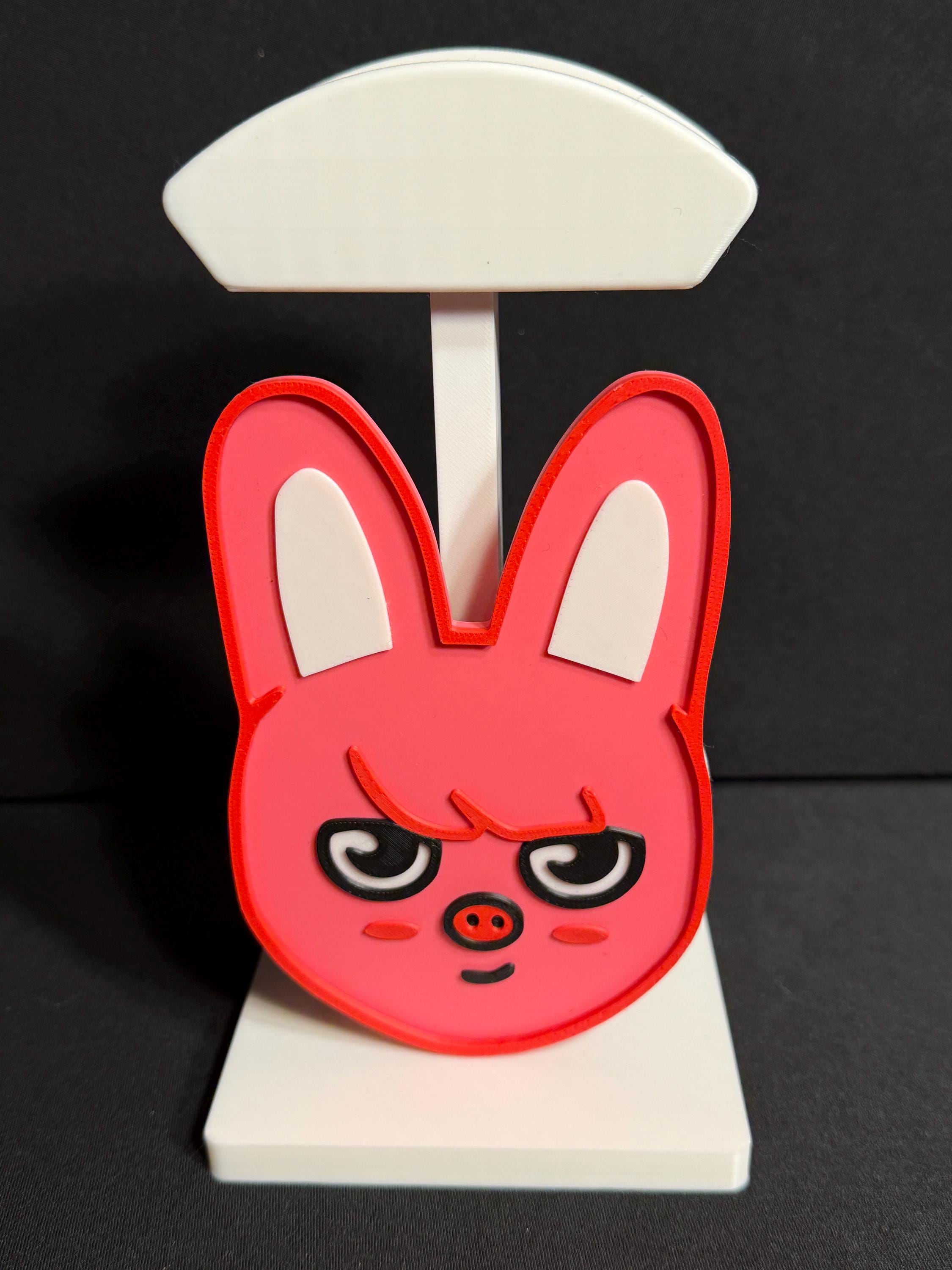 STRAY KIDS SKZOO-Dweakki 3D Printed Headphone Holder-White Base