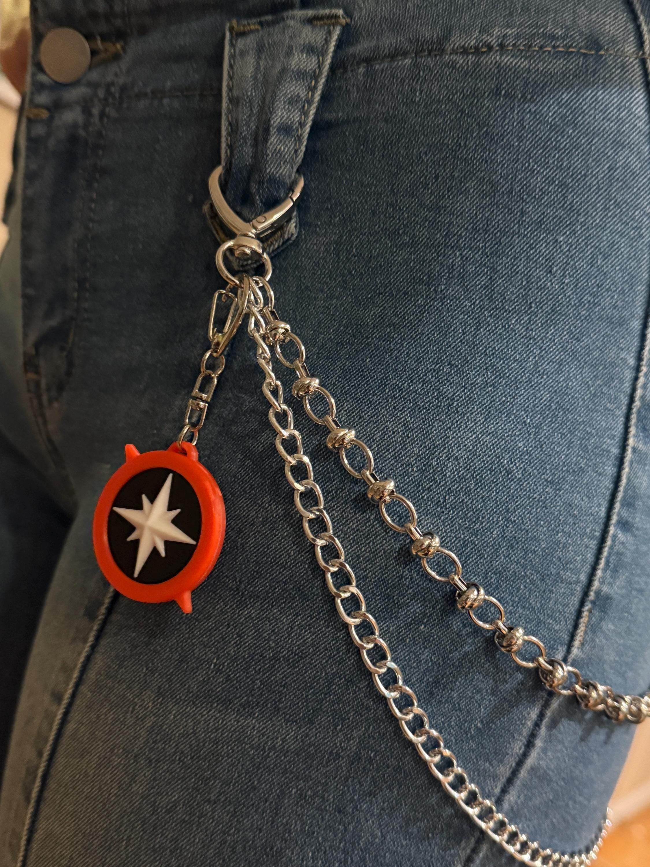 Stray Kids Compass Chain Belt for Jeans