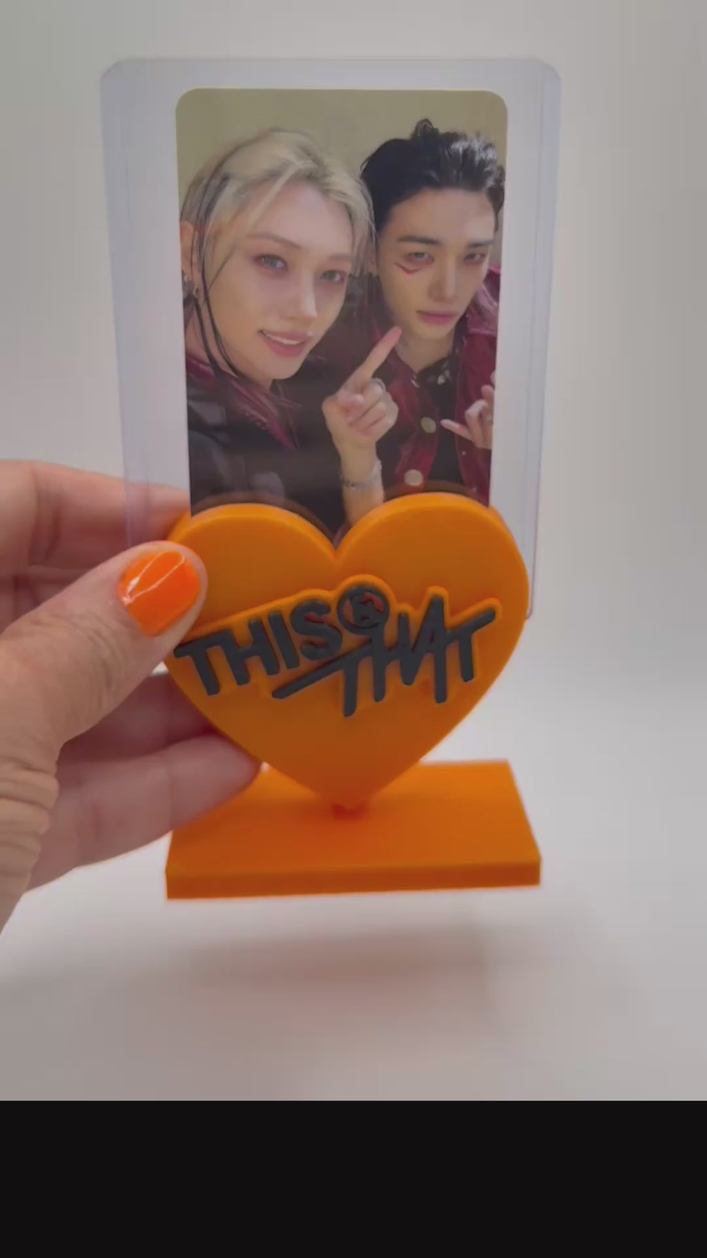 Stray Kids 3D Printed PC and Picture Display THIS & THAT