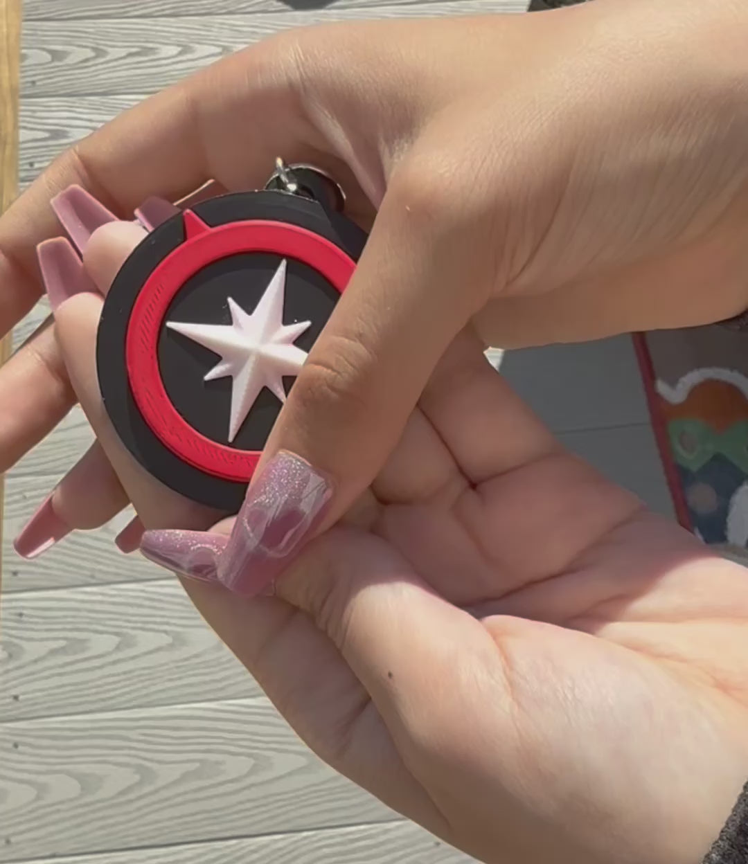 STRAY KIDS Fidget Compass 3D Printed Keychain / Charm (Copy)
