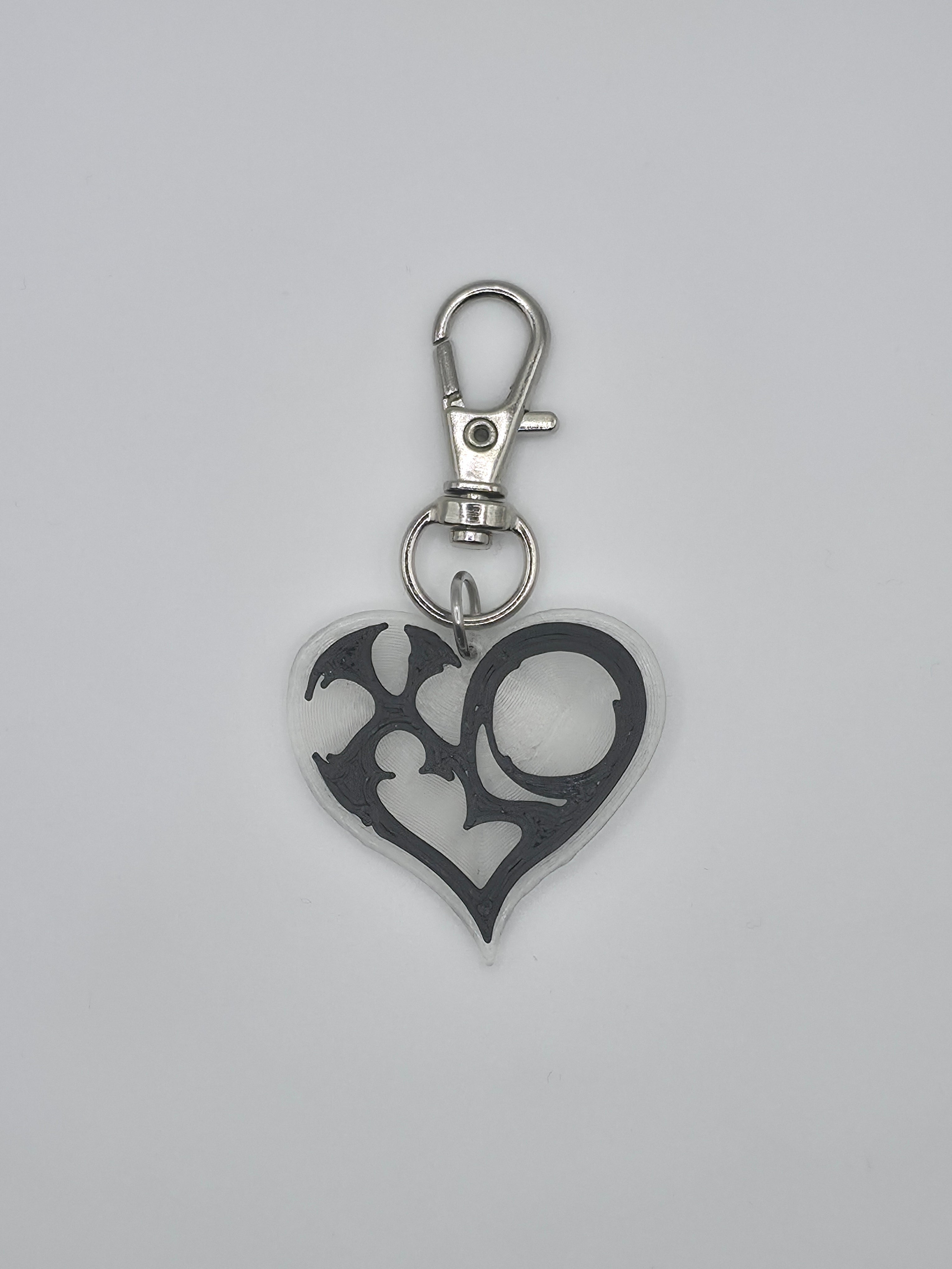 XLOV Heart logo charm