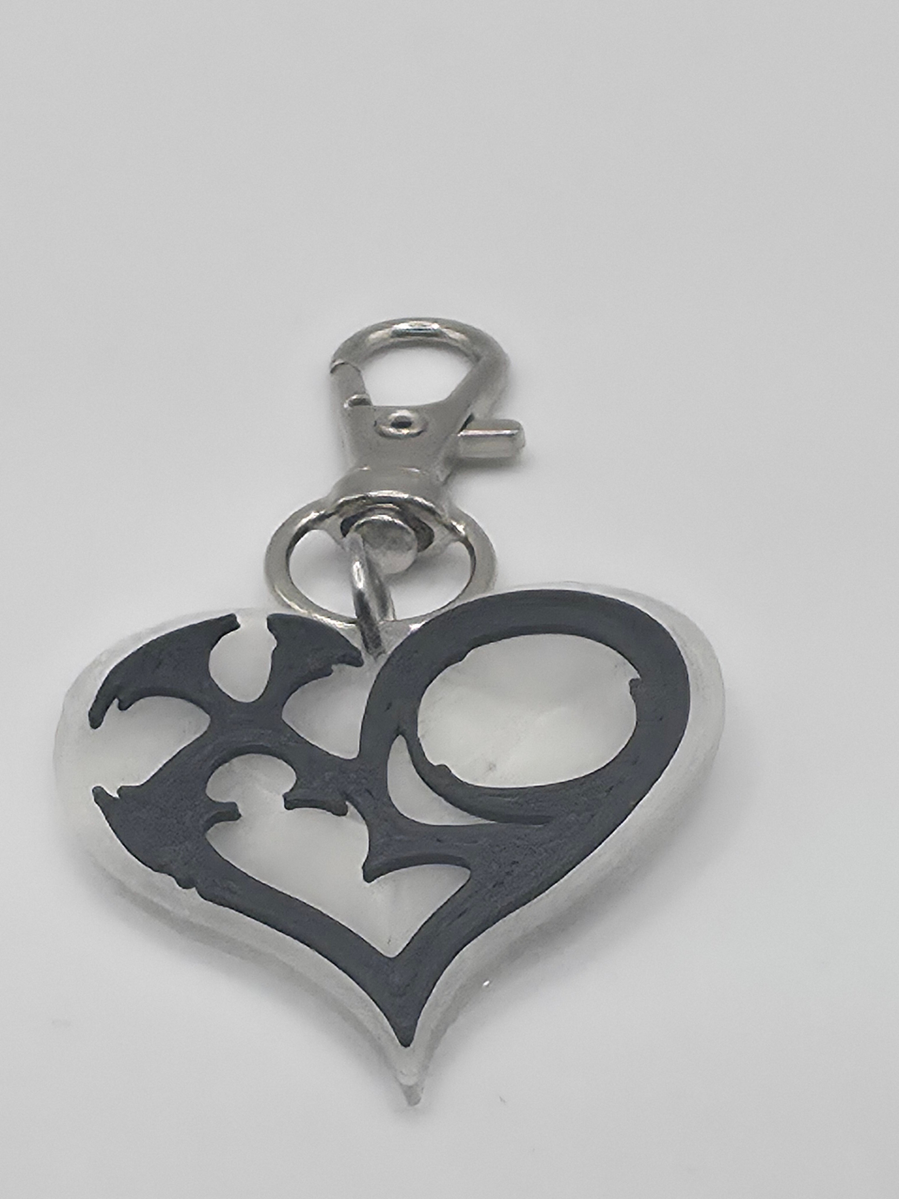 XLOV Heart logo charm