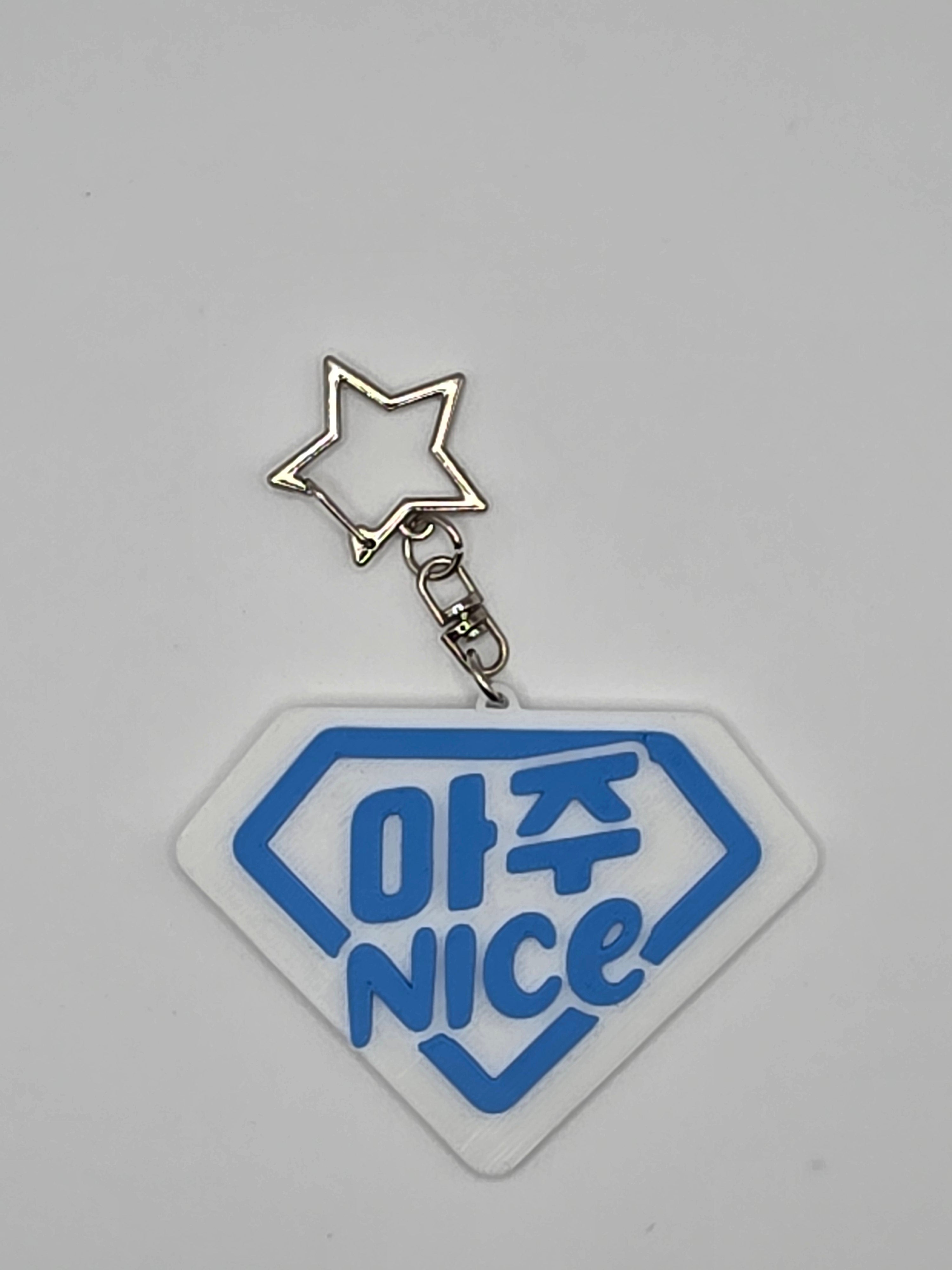 Seventeen "Aju Nice" 3D Printed Keychain