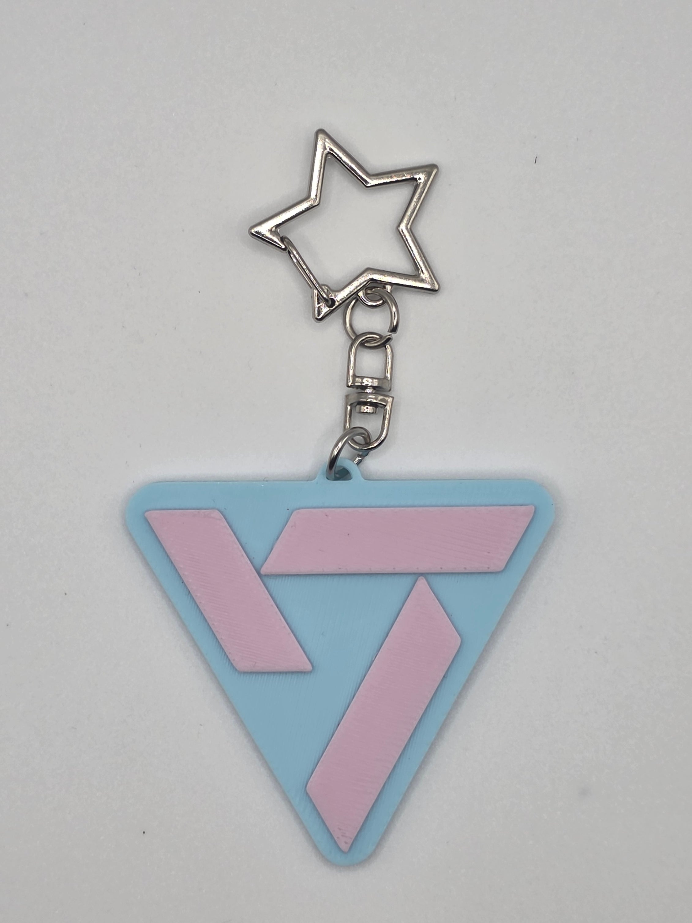 Seventeen logo 3D Printed Keychain