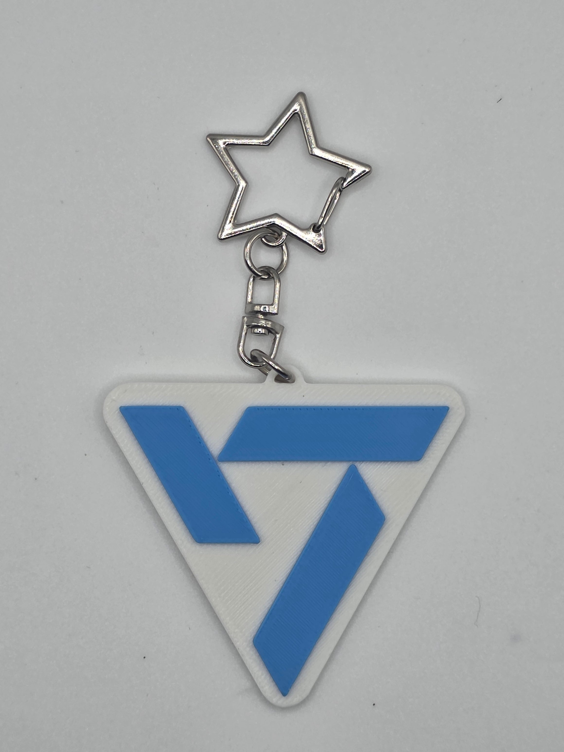 Seventeen logo 3D Printed Keychain