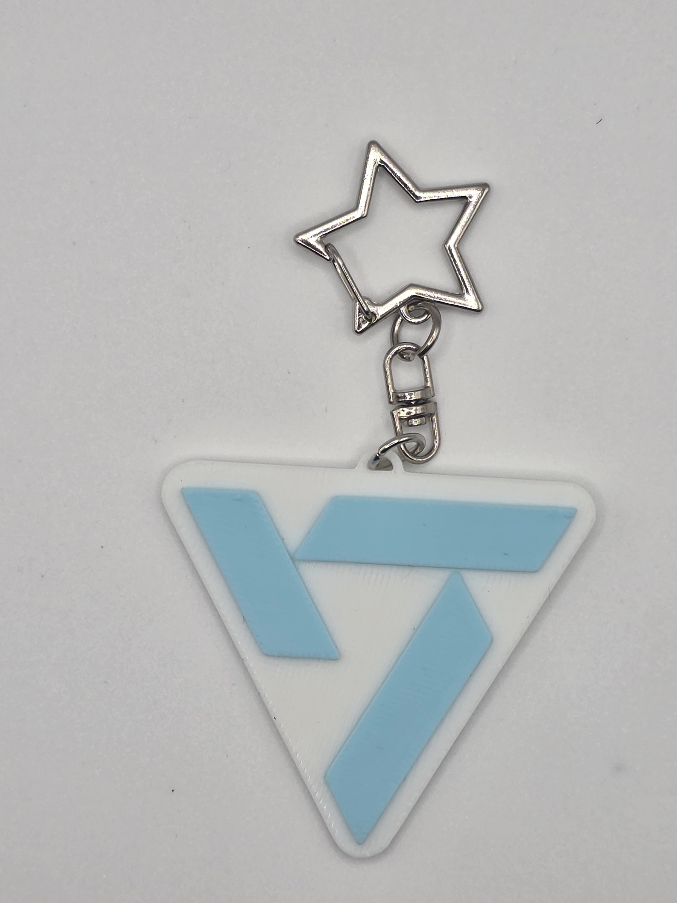 Seventeen logo 3D Printed Keychain
