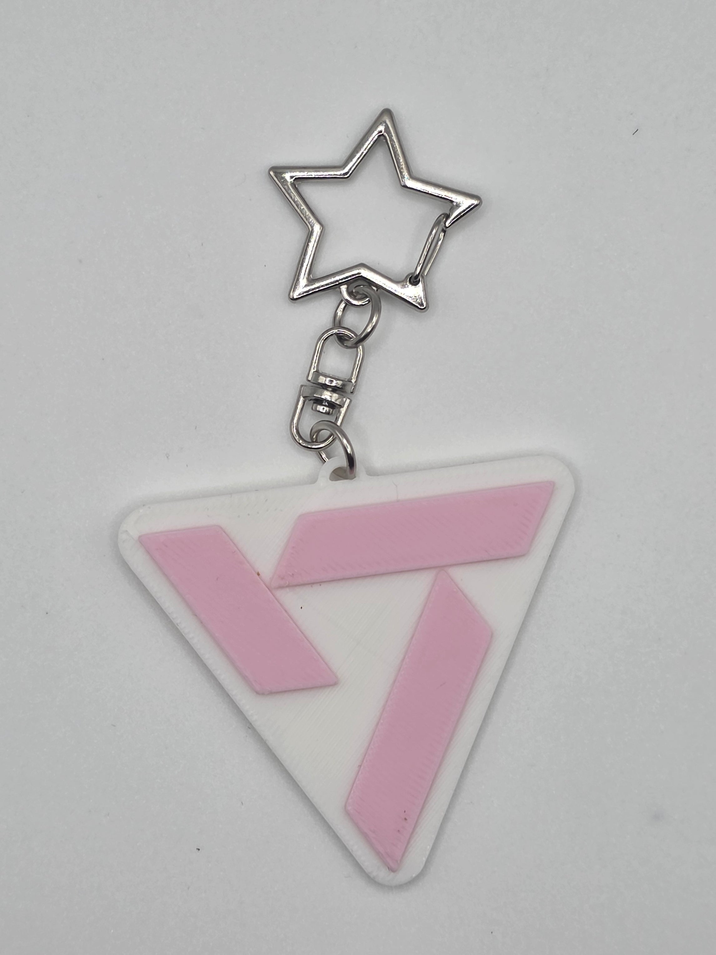 Seventeen logo 3D Printed Keychain