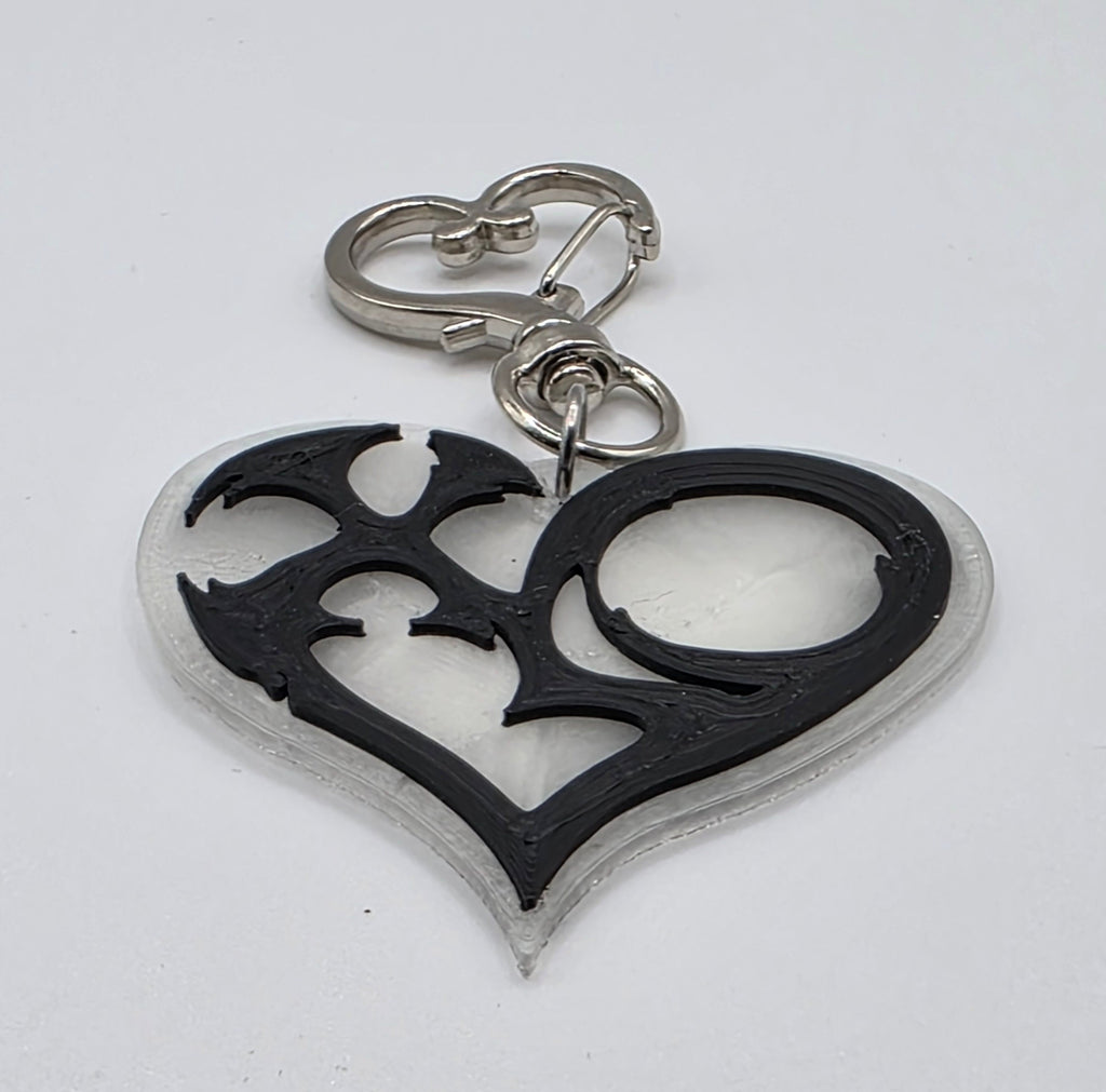 XLOV Heart logo Keychain